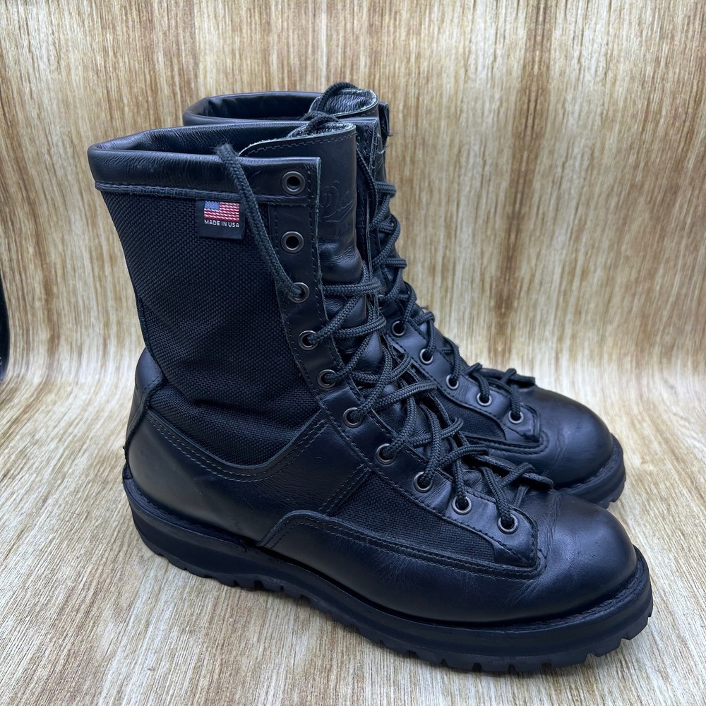 Danner Acadia 8" Boots Men's 7.5 EE Black Leather GORE-TEX Tactical 21210